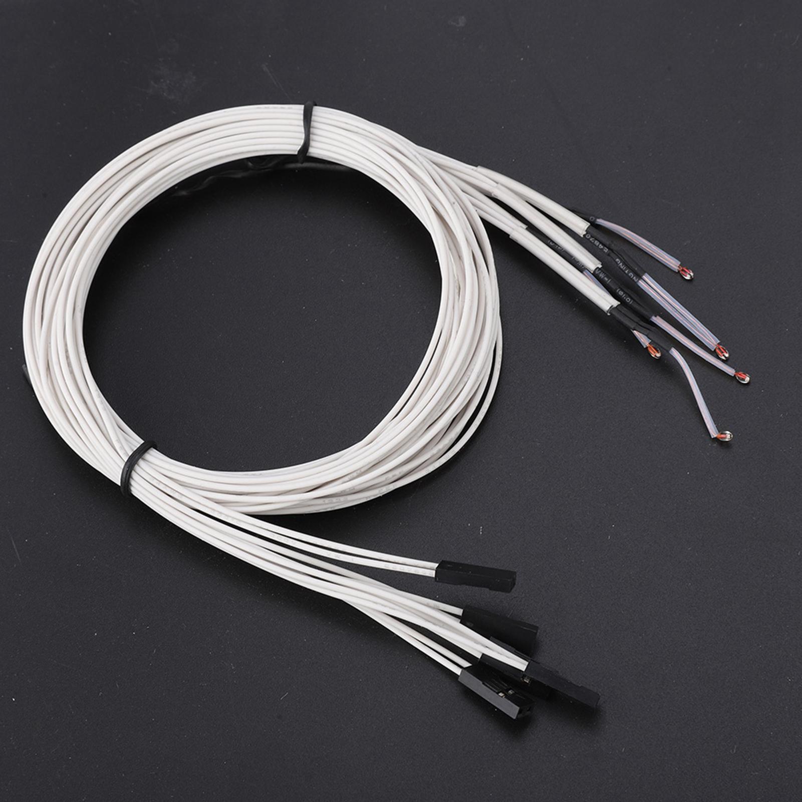 5 STÜCKE 3D-Druckerzubehör 100K 3950 Temperatursensor mit Klemmen Thermistor