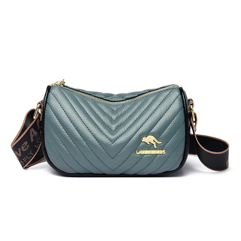 Damenhandtaschen Neuer Koreanischer Stil Modisch und Trendig Schultertaschen Einfache und Vielseitige Textur Umhängetaschen, Kleine Quadratische Tasche gray