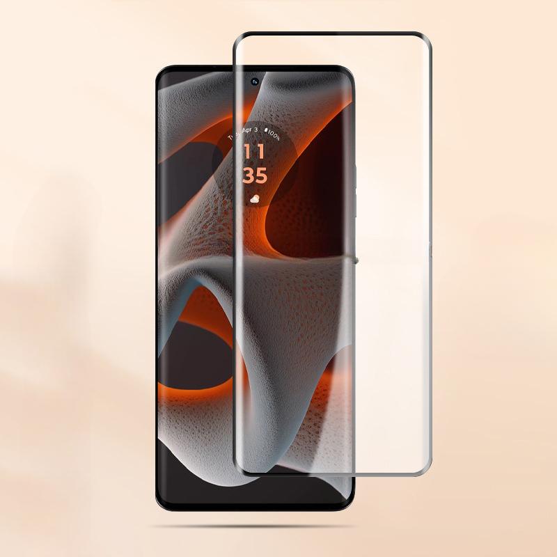 Für Motorola Moto Edge 50 Pro Ultra Fusion 3D Gebogene Gehärtetem Glas Screen Protector für MOTO Edge50 50pro Klar Schutz Film Moto Edge 50 Pro reinfarbig