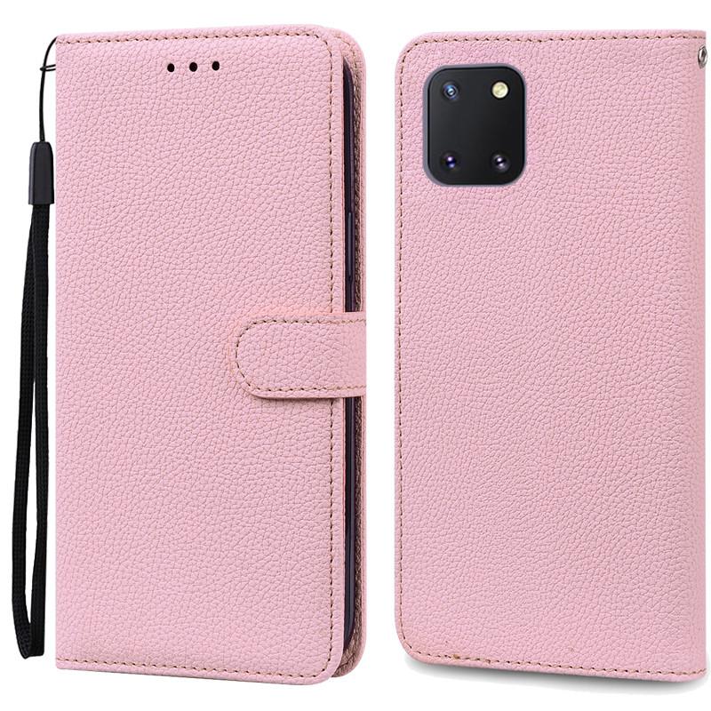 Note 10 Lite Case For Samsung Galaxy Note 10 Lite Case Wallet Leather Flip Case For Samsung Note 10 Lite Cover Coque Fundas Galaxy Note 10 Lite rosa