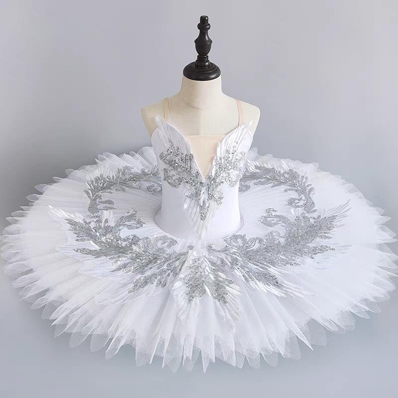 Kinder Ballett Kleider Mädchen Camisoles Puffy Röcke Leistung Kostüme Tutu Rock 130cm
