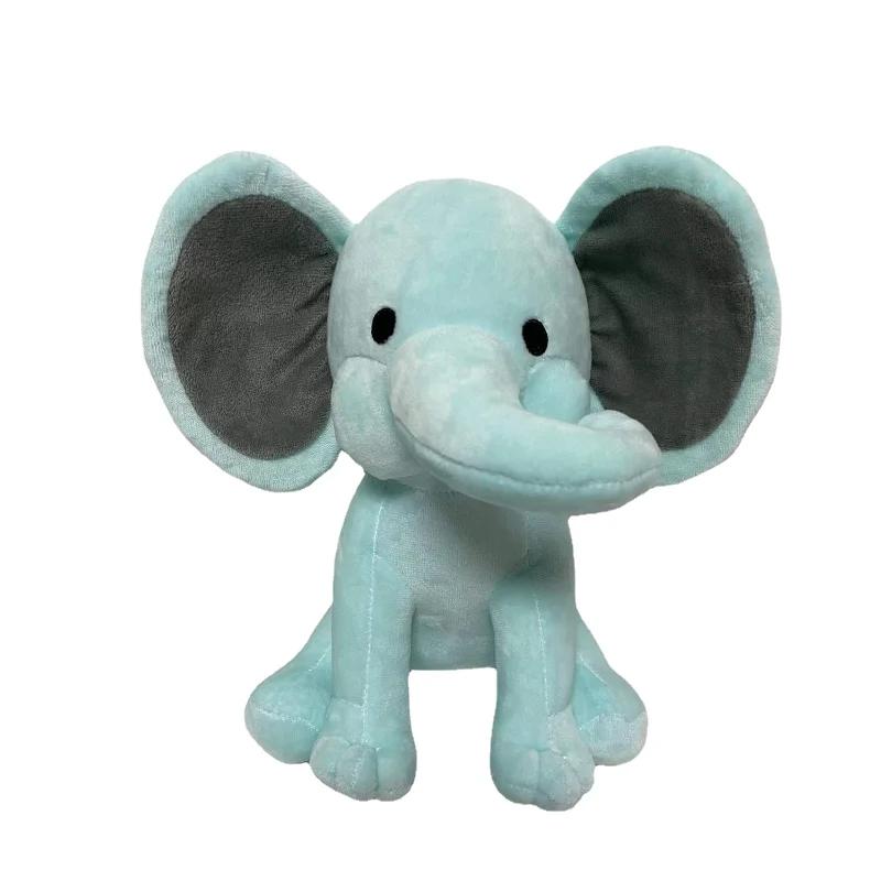 Elefant Plüschtiere Babyzimmer Dekorative Stoffpuppen für Plüschtiere Plüschtiere Teddy Kinder Stitch Kuscheltiere 25cm hellgrüne