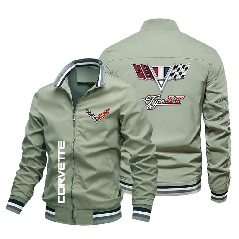 Enganliegende Motorradjacke für Herren mit Logo, hochwertige Marken-Fahrradbekleidung 3XL grün