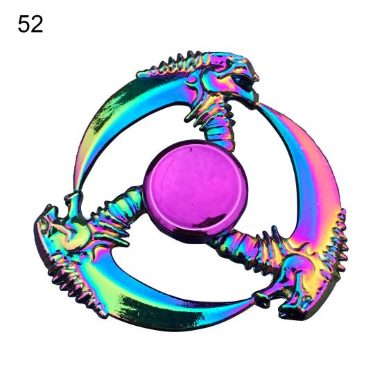 Handspinner, dekorativer Anti-Angst-Multicolor-Metall-Rainbow-Fidget-Spinner für das Büro 52