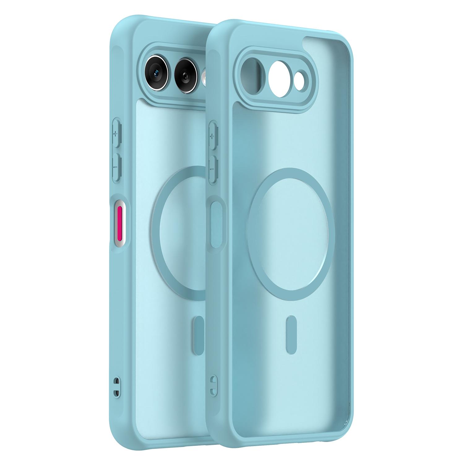 T-Mobile REVVL 8/T Phone 3 Handyhülle, Magnetische stoßfeste Handyhülle, Hybrid-Bumper-Abdeckung für T-Mobile REVVL 8/T Phone 3 hellgrüne