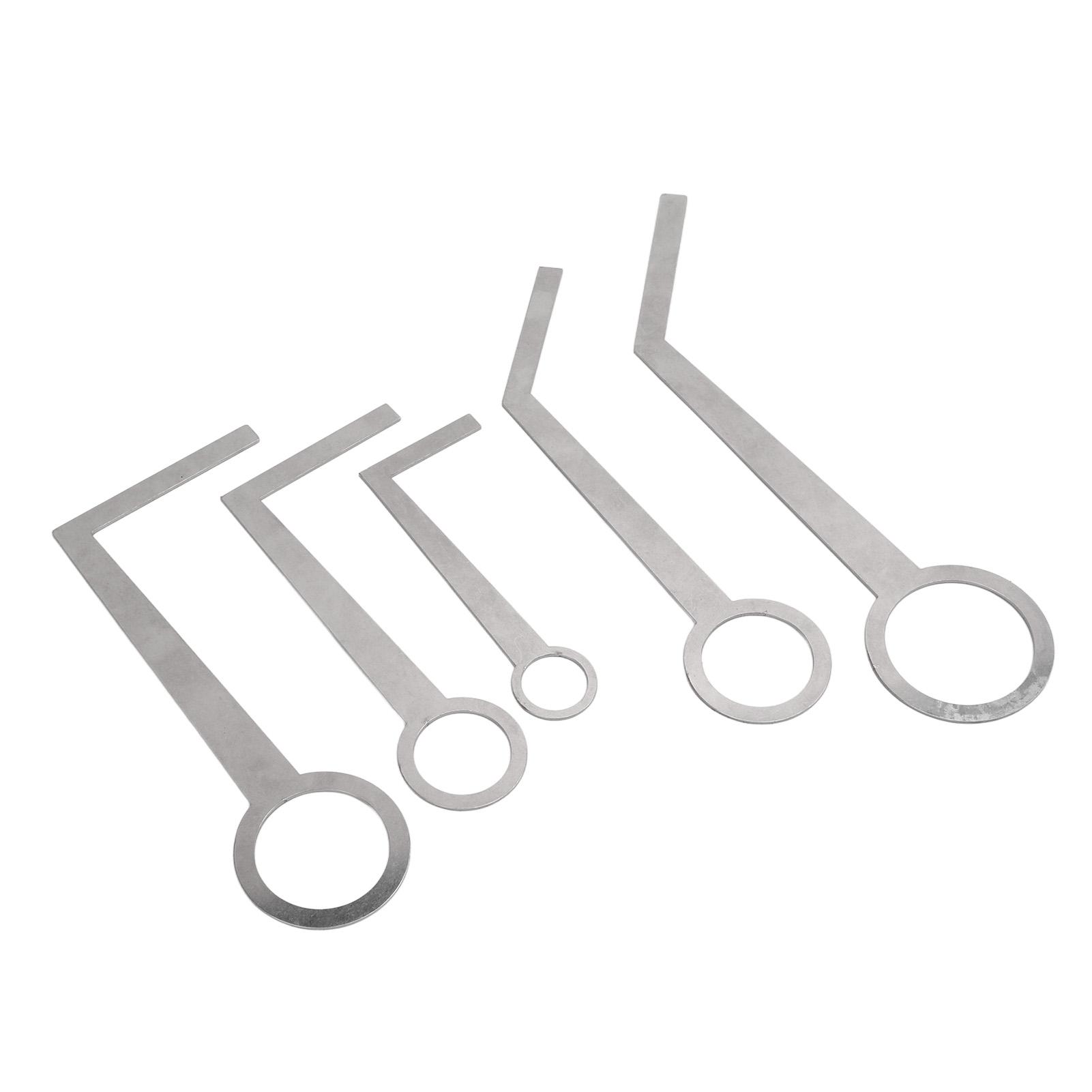 5PCS Saxophon Pad Reparatur Werkzeug Leichte, Tragbare Metall Silber Saxophon Nivellierung Ringe Pad