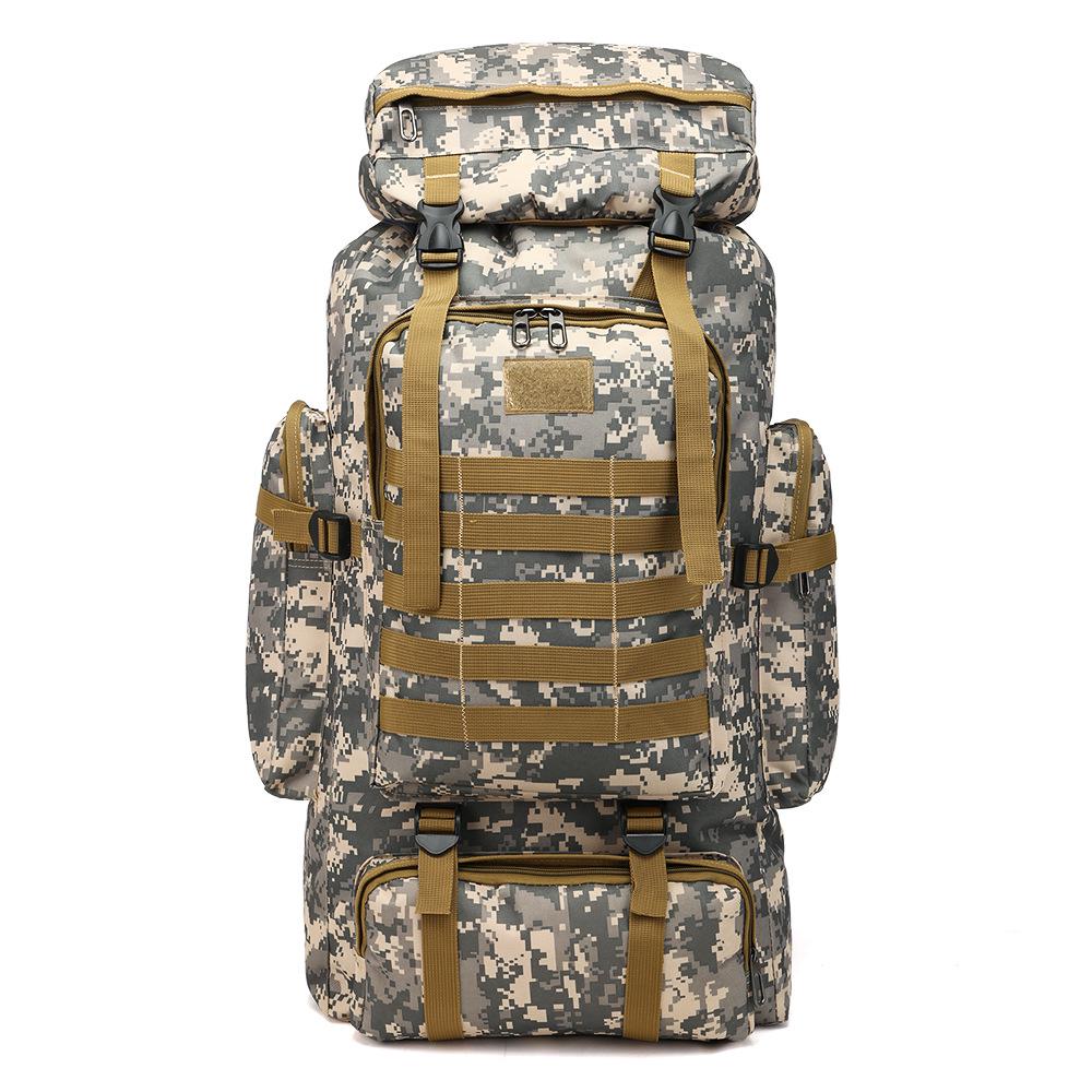 80L Militärischer taktischer Rucksack Armee Schulterrucksack Molle System Rucksäcke Outdoor Sport Rucksack Camping Wandern Rucksäcke