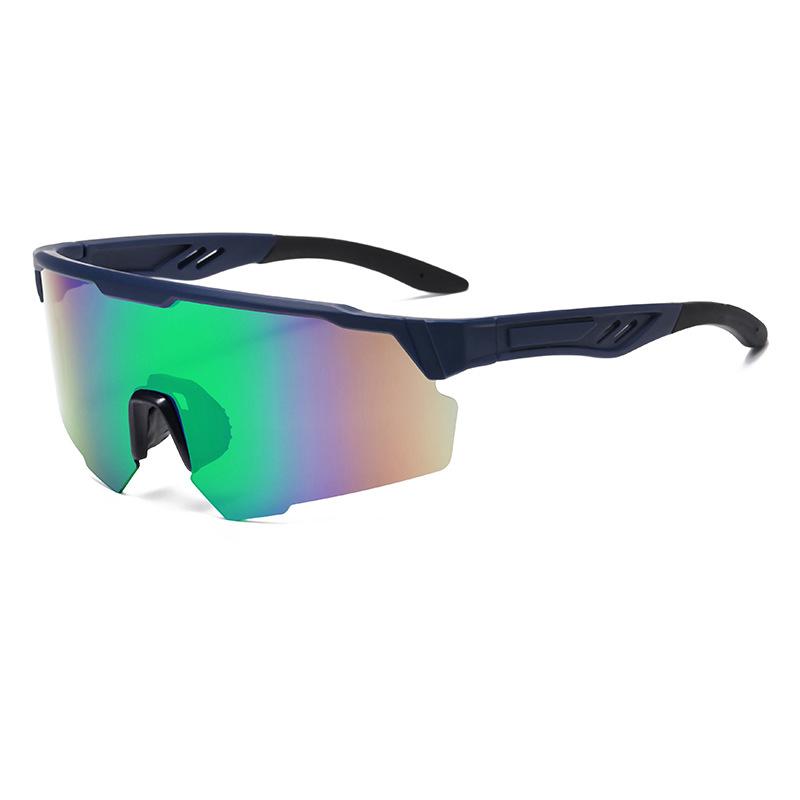 Neue Sportsonnenbrille für Männer und Frauen Fahrrad- und Radsport-Sonnenbrille Bunte Sonnenbrille 9856