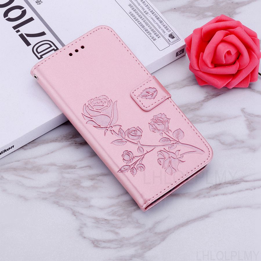 Rose Leder Brieftasche Flip Case Für Samsung Galaxy A15 A25 A35 A55 5G A06 S24 S25 A26 A36 A32 A52 A56 A05S A14 A24 A34 A54 A07 A16 A13 A17 Hülle Funda Galaxy A71 hellrosa