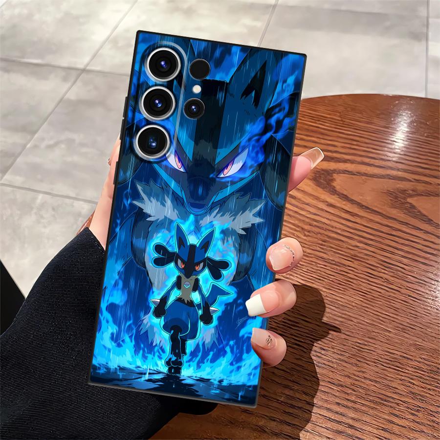Süßes Pikachu Pokemon Hülle Handyhülle für Samsung Galaxy S26 S25 Ultra S20 Note 20 Ultra 8 9 10 S21 FE S10 S9 S23 S24 Plus Galaxy S22 Ultra 5G