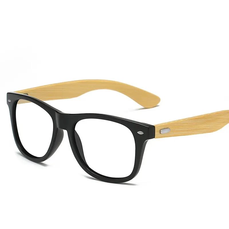 Outdoor Holz Ultraviolett Sonnenbrille Klassische Mode Persönlichkeit Bambus Bügel Sonnenbrille Herren und Damen UV400 Sport Sonnenbrille