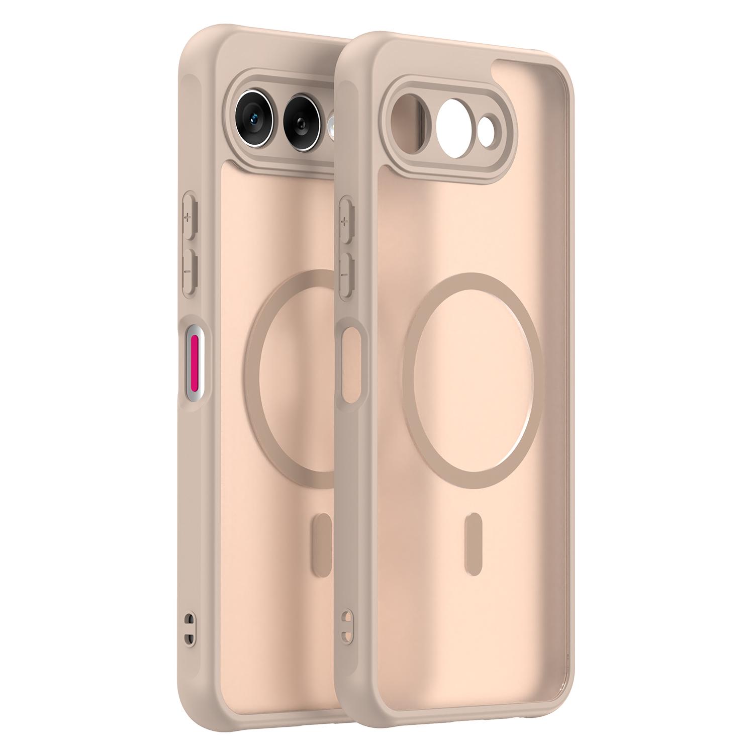 T-Mobile REVVL 8/T Phone 3 Handyhülle, Magnetische stoßfeste Handyhülle, Hybrid-Bumper-Abdeckung für T-Mobile REVVL 8/T Phone 3 gold