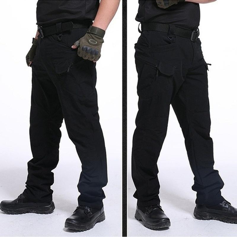 2021 männer Leichte Taktische Hosen Atmungsaktive Sommer Casual Armee Militärische Lange Hosen Männlichen Wasserdichte Quick Dry Cargo Hosen M schwarz