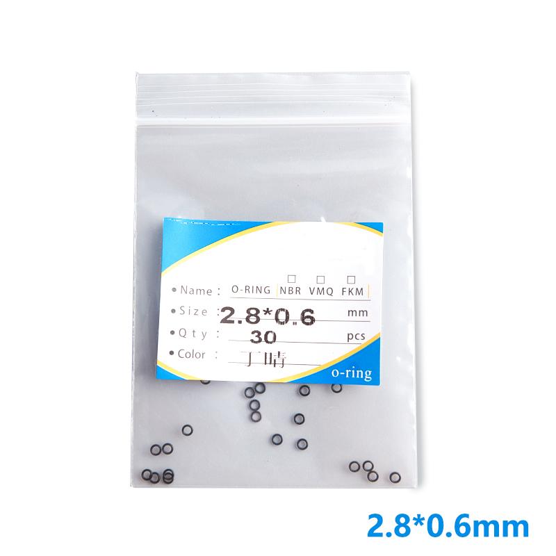 30 Stück/60 Stück Gummidichtungs-O-Ringe für Dupont-Feuerzeuge, Gasleck-Abdichtungs-Reparaturwerkzeug 2.8*0.6mm