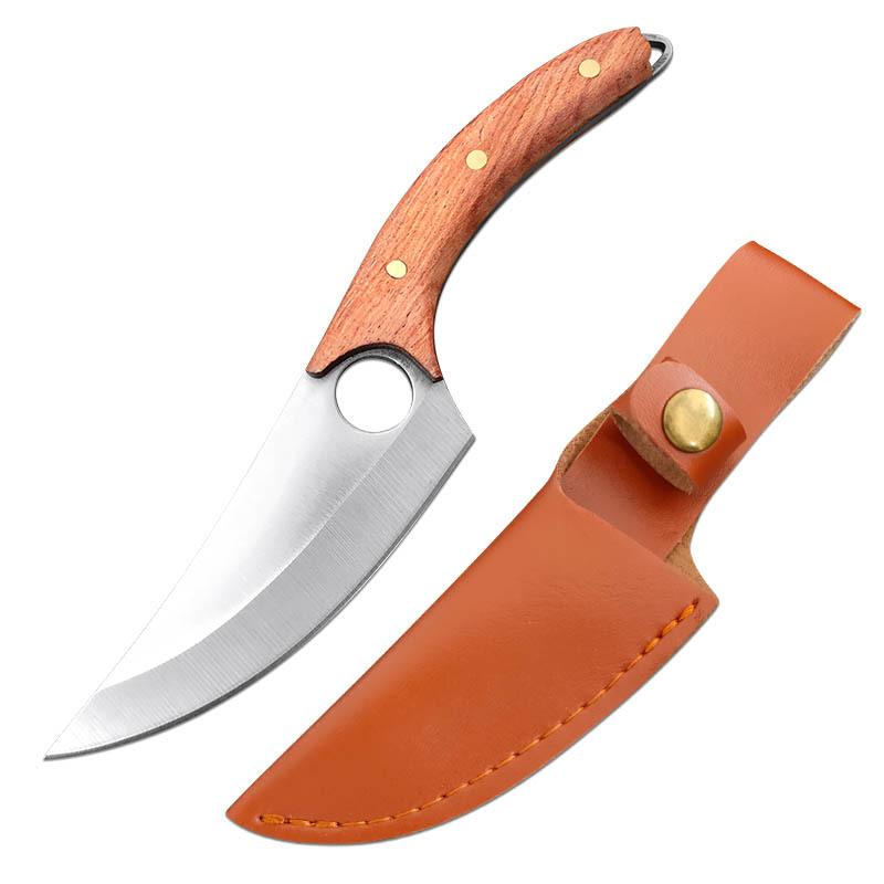2022 neue Design Edelstahl Metzger Messer Set Fleisch Fisch Obst Gemüse Slicer Hackmesser Boning Jagd Küche Kochmesser With Cover