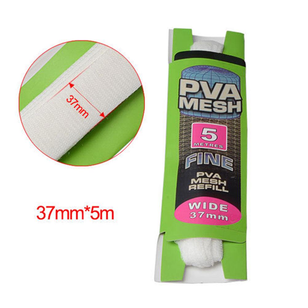 Sporting Good 5 m Angel-PVA-Beutel, wasserlöslicher Köderhalter, Köderwerkzeug, Tackle-Zubehör 37mm*5m