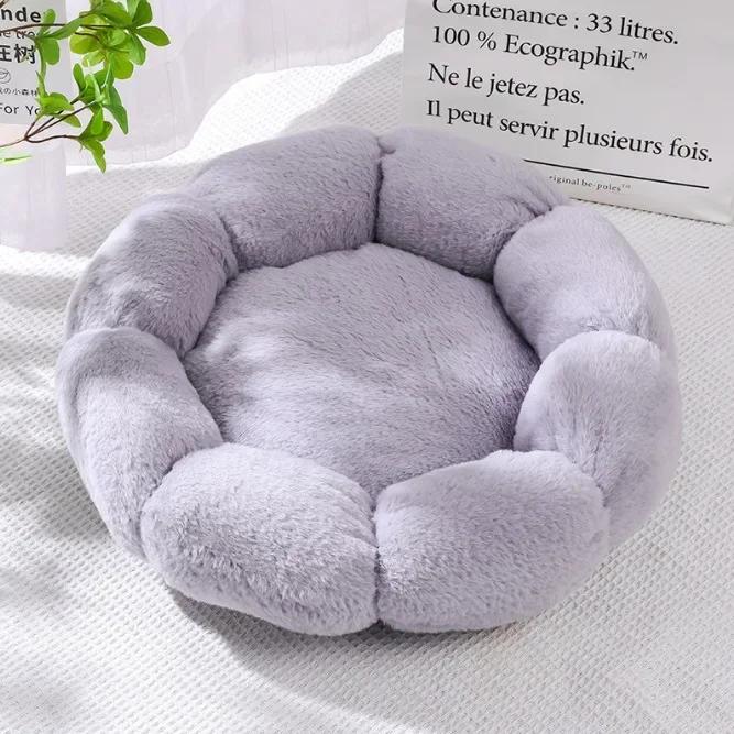 Hund Katze Haustier Katzenstreu Hundestreu Katzenstreu Plüsch blumenförmiges Hundebett Hundematte Haustier 40CM