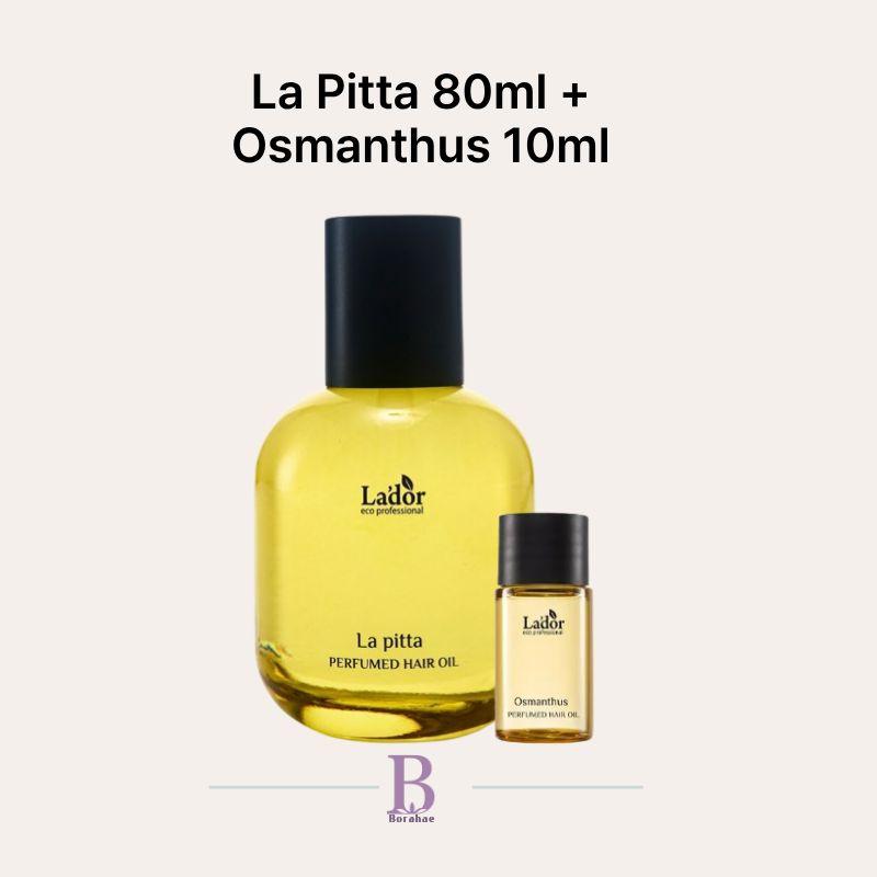 LADOR BTS JIMIN Haaröl Angel Muguet 80ml + Spezielles Geschenk Mini-Fotobuch / 2,71 fl.oz Osmanthus 3)La Pitta 80ml + Osmanthus 10ml