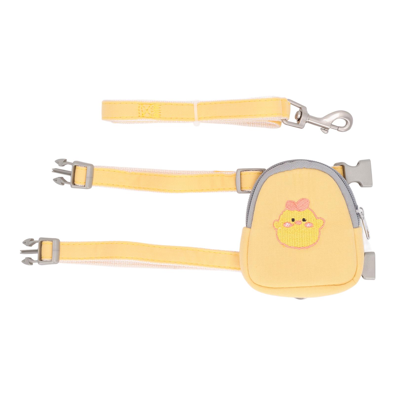 Haustier Rucksack Geschirr mit Leine Tiermuster Rucksack Verstellbares Westengeschirr Welpen Zugseil