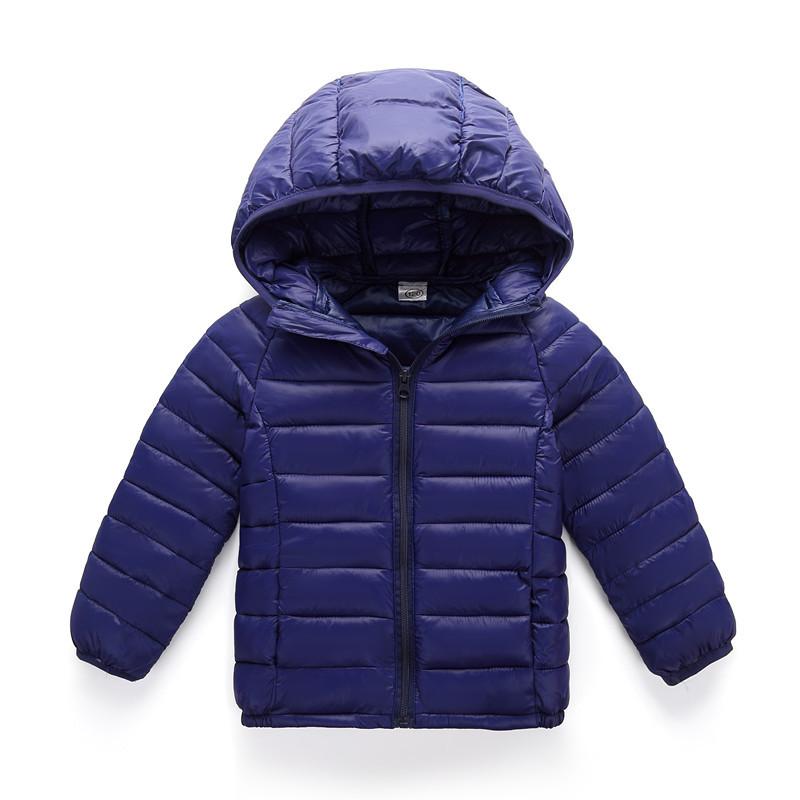 Herbst Winter Kinder Daunenjacken Für Mädchen Kinder Kleidung Warme Daunenmäntel Für Jungen Kleinkind Mädchen Oberbekleidung Kleidung 2-12 Jahre 7-8years navy blau