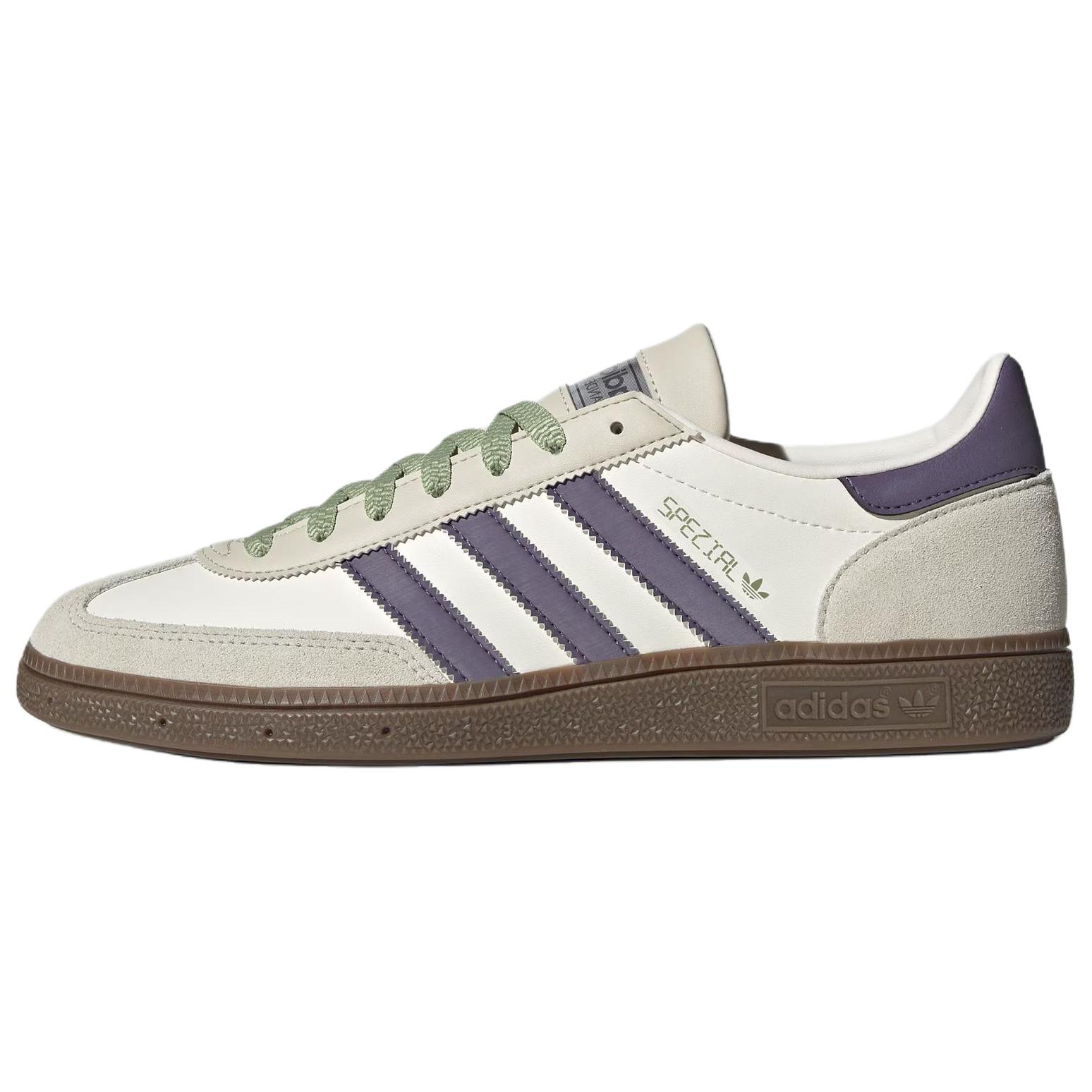 Adidas Originals Handball Spezial Leder Vielseitig Bequem Langlebig Low-Top Sneakers Unisex Sneakers Weiß JR4499 39⅓