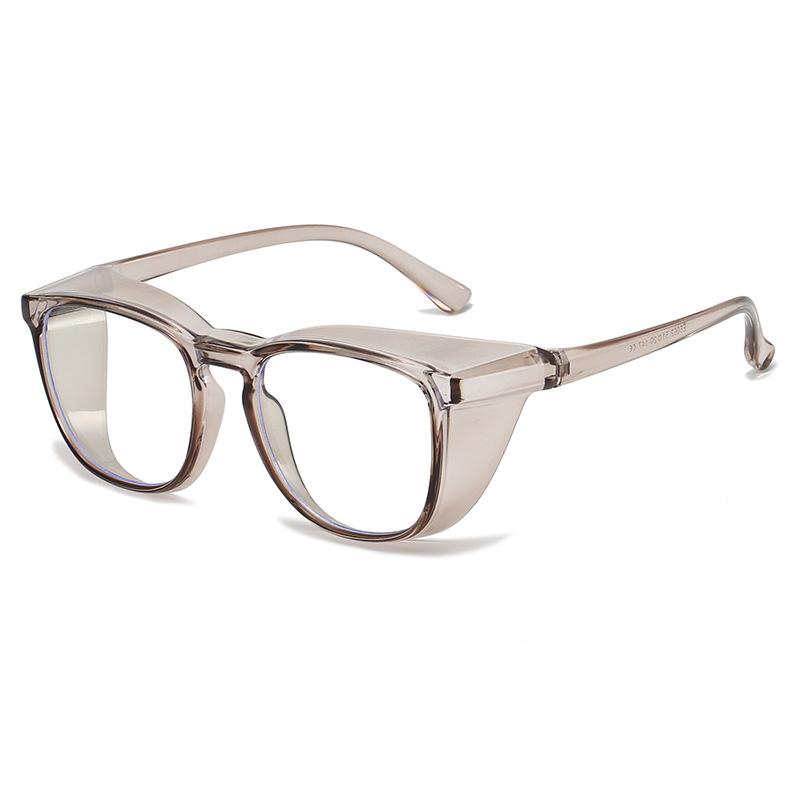 Reiten Arbeitsbrille Schutzbrille Sanddicht Anti-Blaulicht Anti-Beschlag PC Staubdicht Anti-Wind Versorgung Transparent grey
