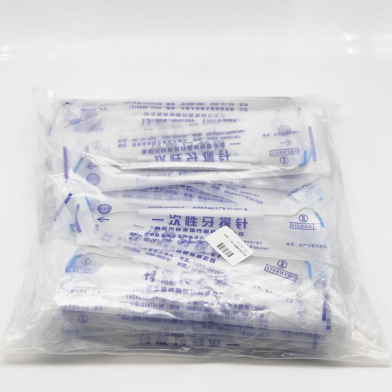 Hochwertiges Material Dentalsonde Dentalklinik Oral Instrument Einwegwerkzeuge