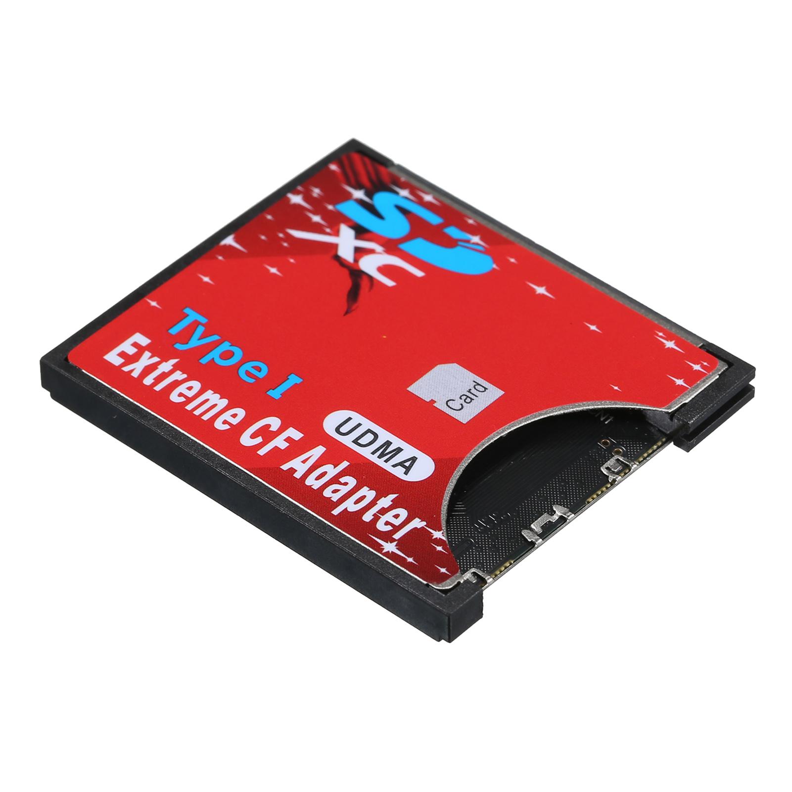 SD-auf-CF-Karten-Adapter auf Standard-Flash-Typ-I-Karten-Konverter-Adapter, Kartenleser für Spiegelreflexkameras, Unterstützung für WIFI-SD-Karte
