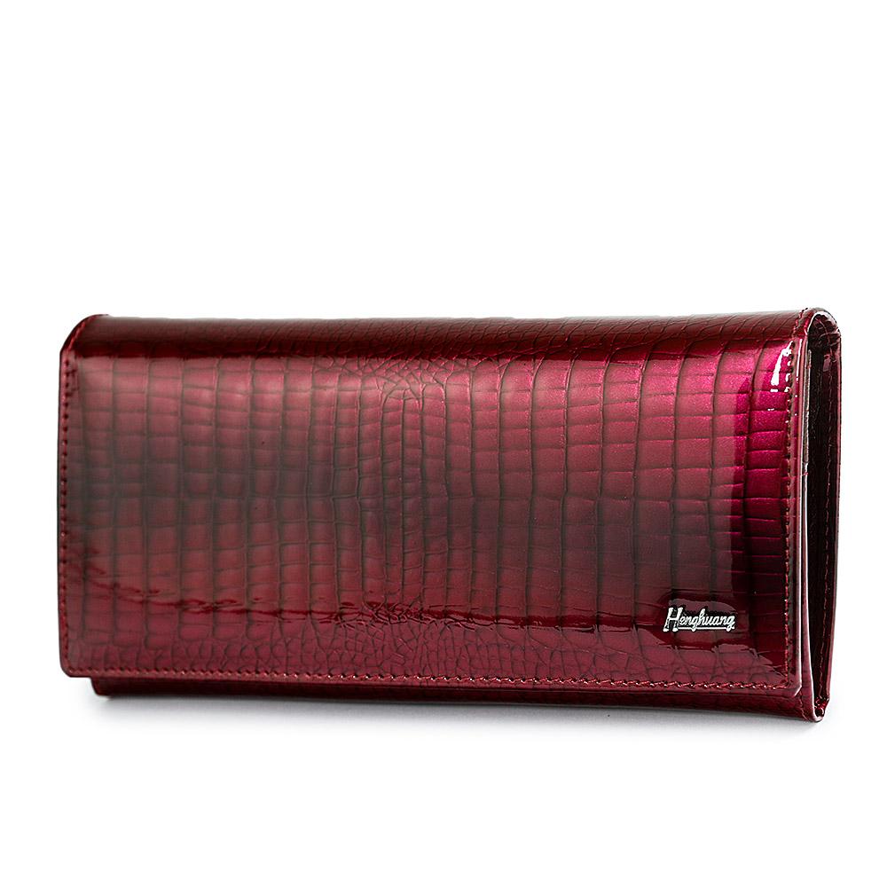 Damen-Geldbörse aus echtem Leder, Damen-Geldbörsen, Damen-Ausweishalter, Handtasche, Ehefrau-Geschenke, luxuriöse Handtasche, Rindsleder-Geldbörse mit Krokodilmuster