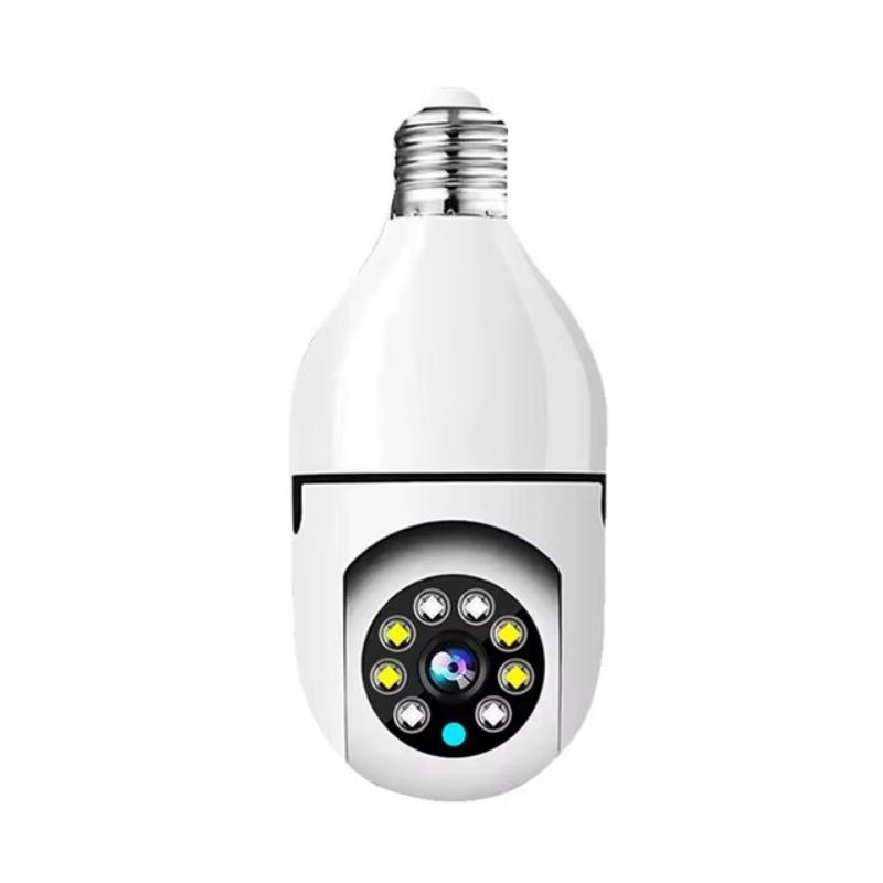 E27 2,4G 5G Wifi HD Kamera Birne IP Kamera Nachtsicht Volle Farbe Automatische Personenverfolgung 4X Digital Zoom Sicherheitsüberwachung 2.4&5G weiß