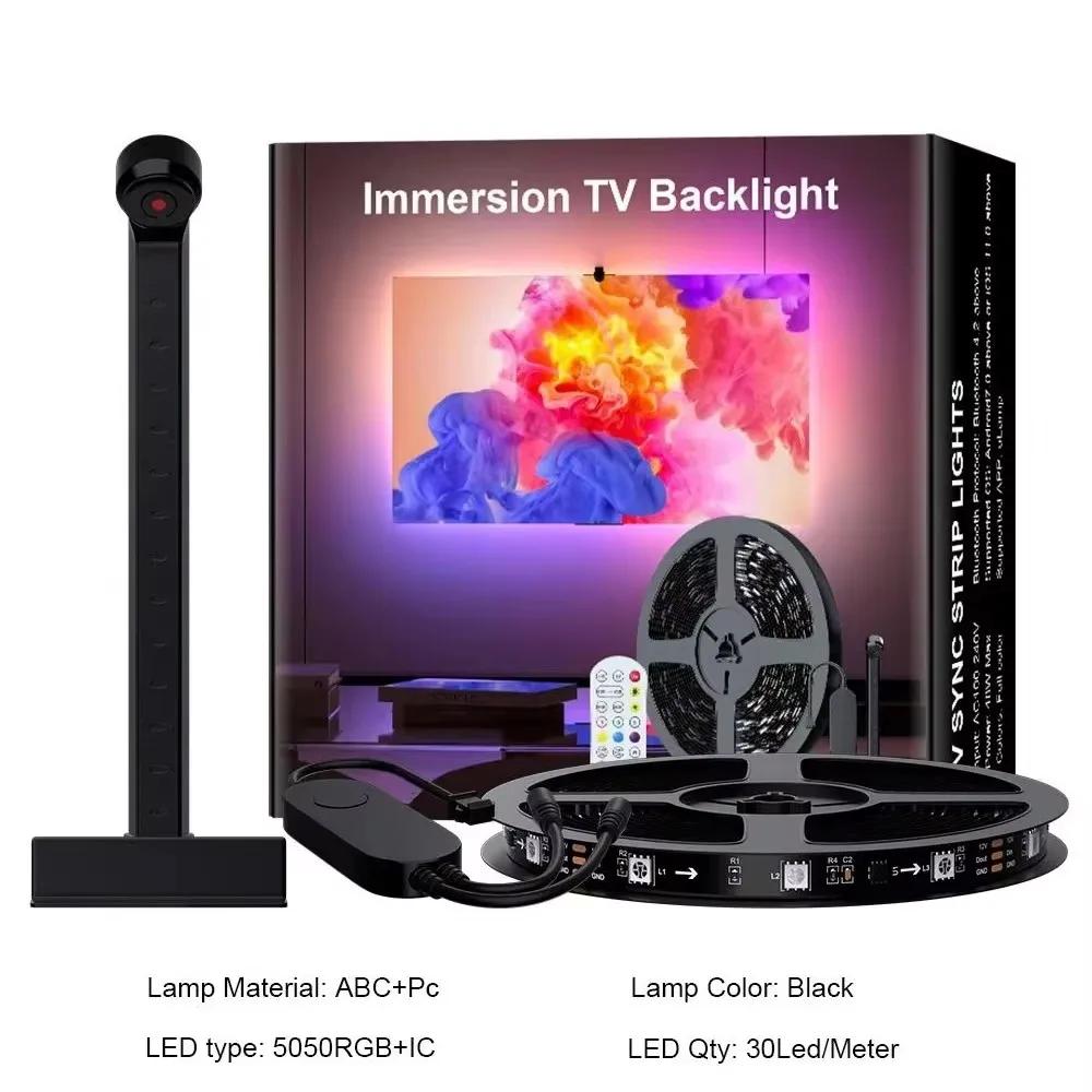 LED-TV-Hintergrundbeleuchtungsstreifen mit Kamerasynchronisation für 55-85 Zoll Fernseher Intelligente RGB-IC-LED-Streifenlichter für das Spielzimmer 55-85 Zoll Umgebungslicht