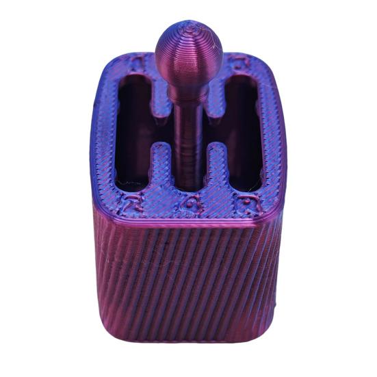 Schalthebel Fidget Spielzeug Auto Schalthebel Spielzeug 6-Gang Mini Schalthebel Schaltknauf für Stressabbau Autoliebhaber Geschenk violett
