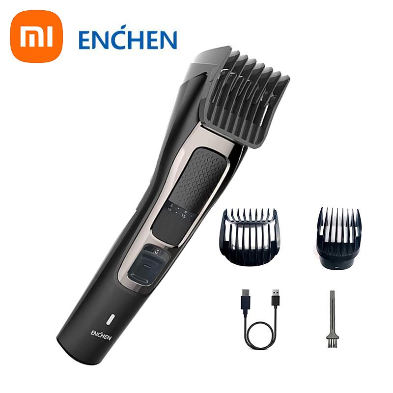 Xiaomi ENCHEN Sharp3S Elektrischer Haarschneider USB wiederaufladbarer Haarschneider schwarz