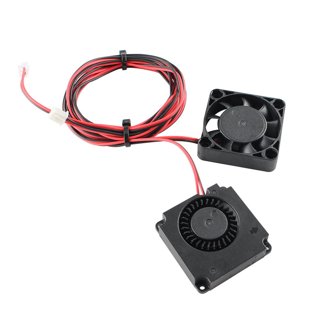 DC 24 V Extruder-Hot-End-Lüfter und Turbolüfter, kompatibel mit Creality Ender 3Ender 3 Pro 3D-Drucker