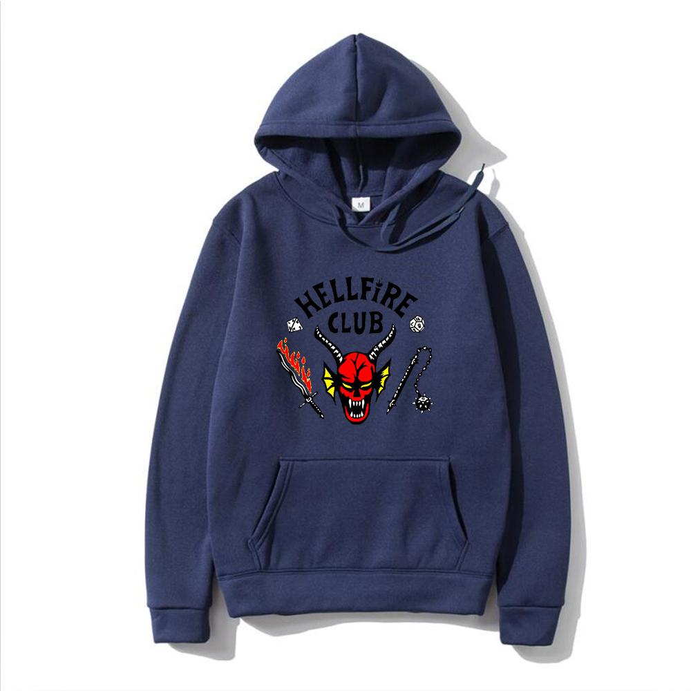 Mode Marke Hoodies Männer Sweatshirts Fleece Mit Kapuze Harajuku Mode Hip Hop Casual Hoodie Hohe Qualität Pullover Hoodies S navy blau