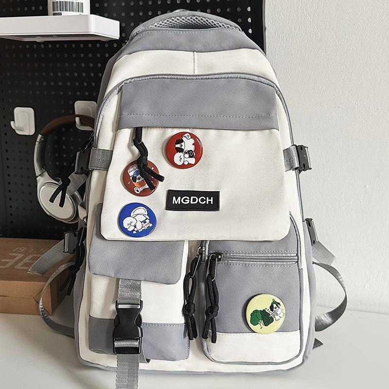 Schultaschen College-Studentin Burgunder Junge Oberstufenschüler Rucksack Mittelschüler Grundschüler