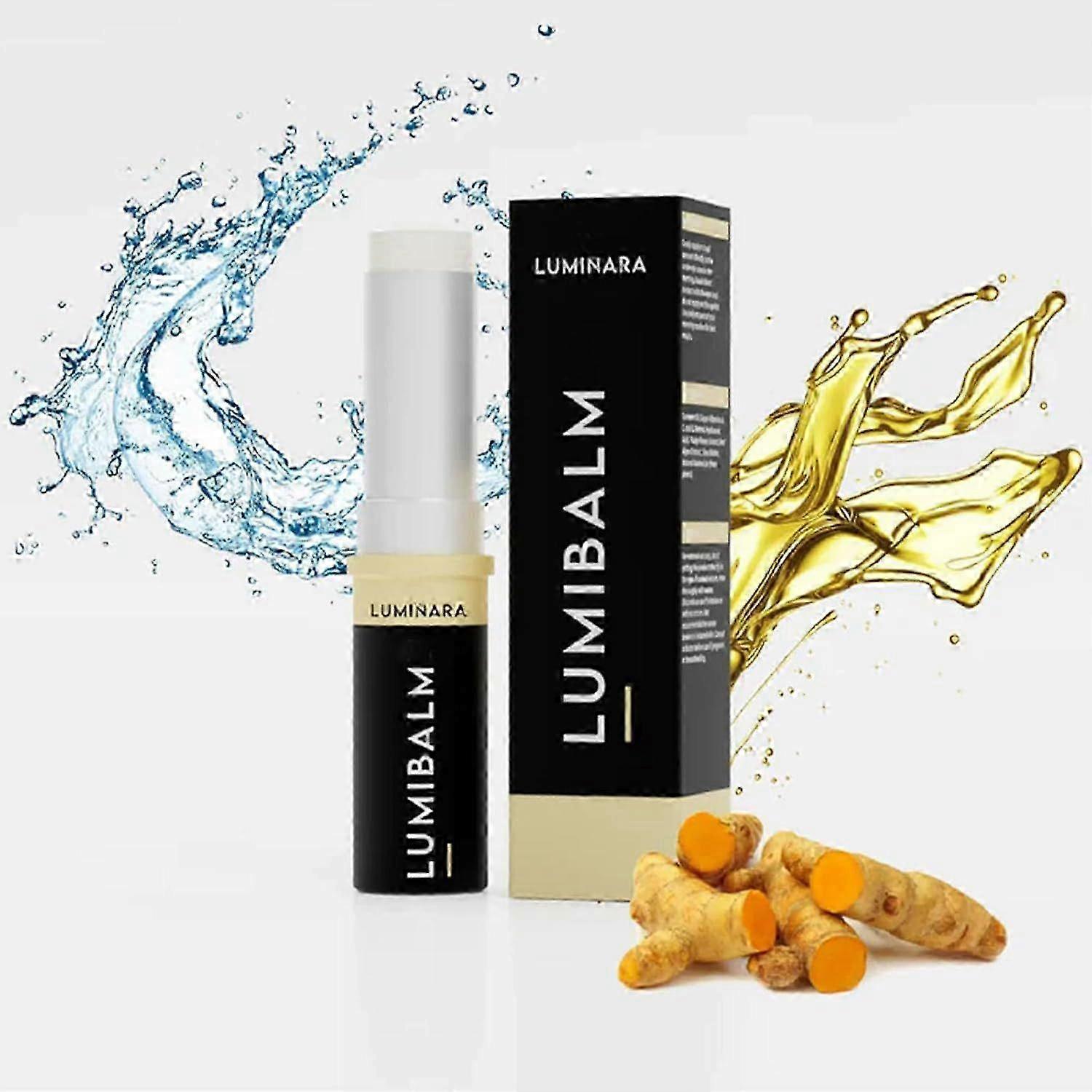 Lumibalm Stick für Tränensäcke, Augenringe, Kurkuma & Retional Augen Serum Stick, Straffender Anti-Aging Augencreme Stick, Reduziert feine Linien