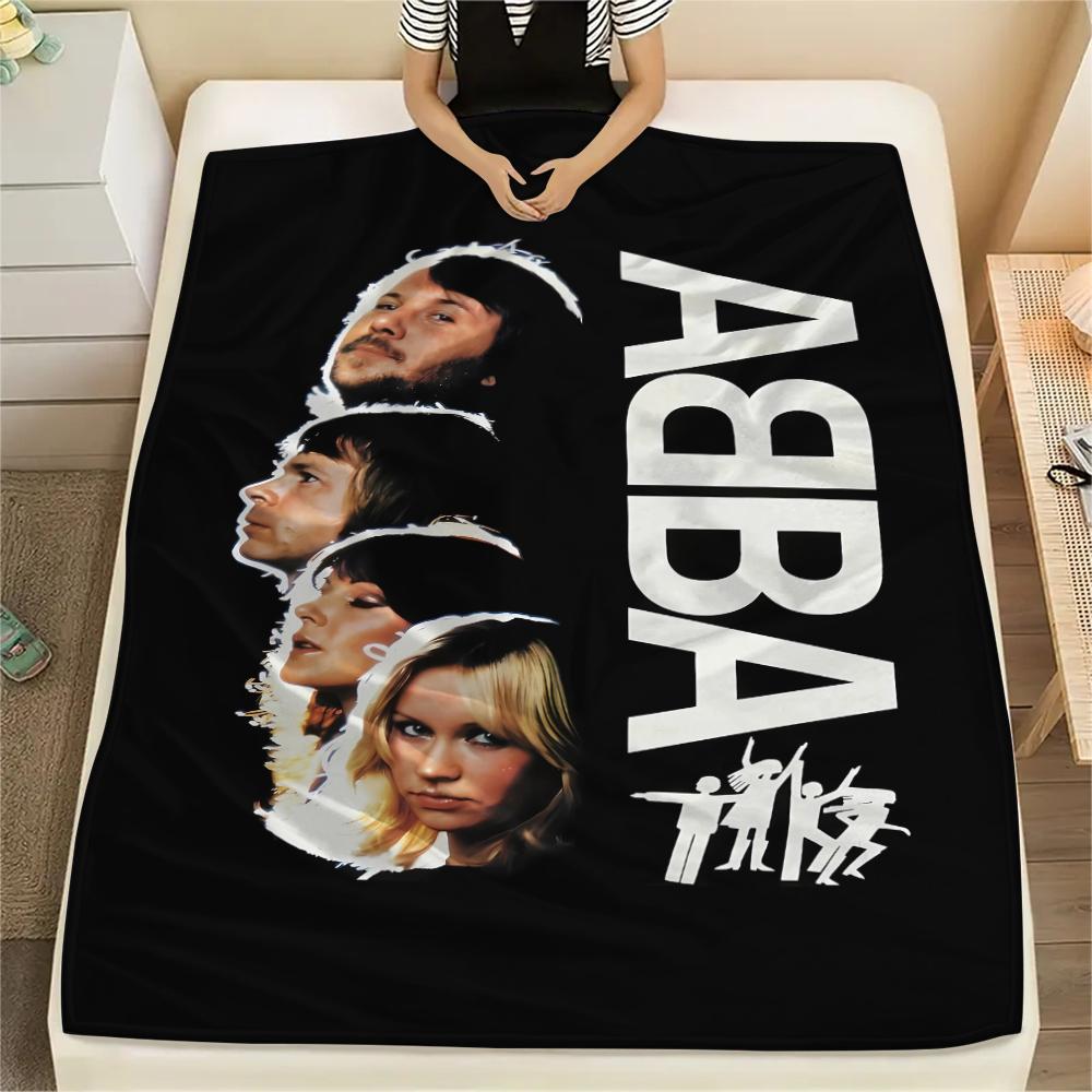 1 Stück ABBA Der Film Druck Flanelldecke, Hohe Qualität für alle Jahreszeiten, Heimdekoration, Wärme und Komfort, Perfekt für Weihnachtsgeschenke 130cm x 150cm
