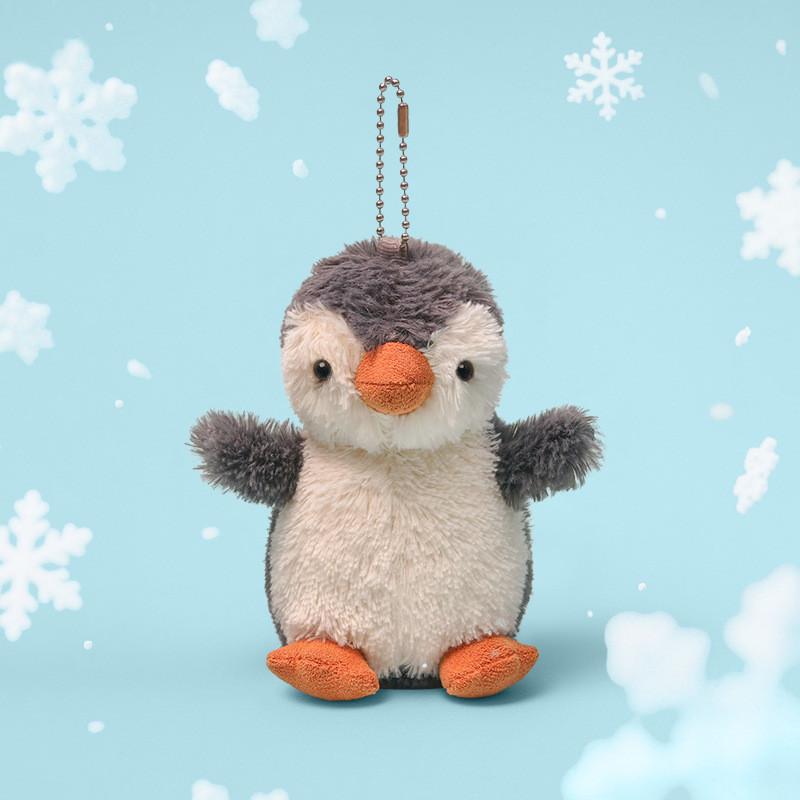 Plüschtier Jellycat Tier Schlüsselanhänger Superweich PP Baumwolle Taschenanhänger Geschenk für Kinder Penguin