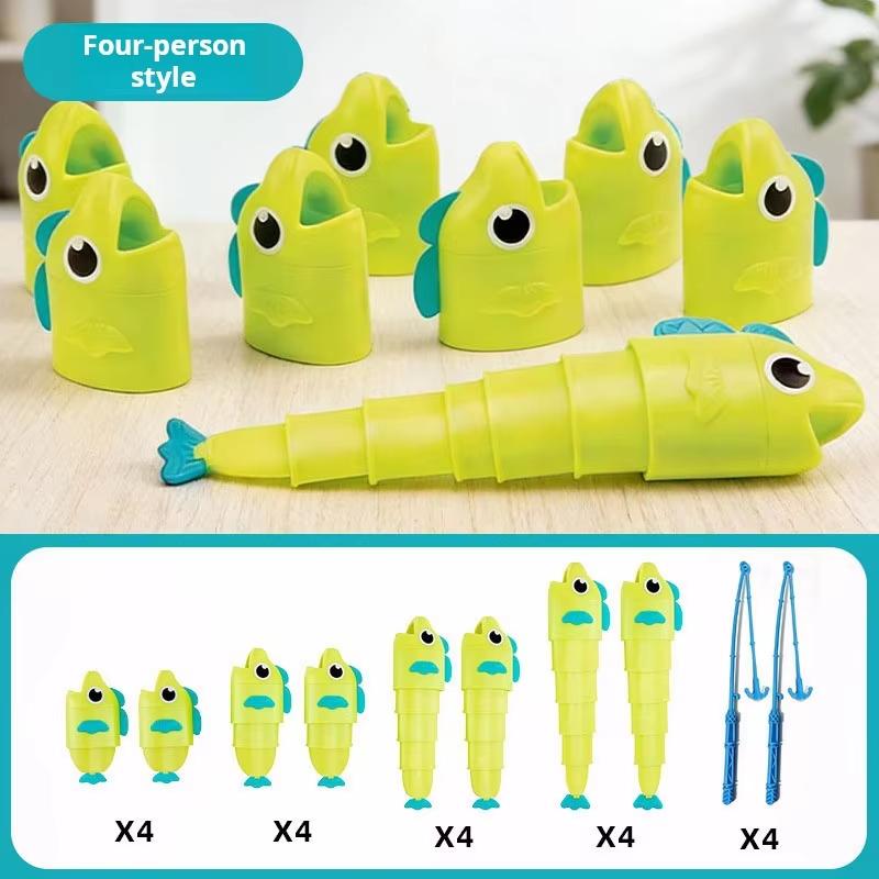 Fishing Master Party Gesellschaftsspiele Ausziehbarer Angeltisch für Battle Mini-Spiele - Pädagogisches Puzzle-Spielzeug für Tik Tok Kinder