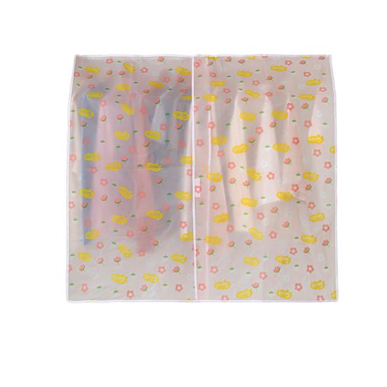 Kleidung Staub Abdeckung Atmungsaktive Haushalts Sachen Verdickte Cartoon Blume Tier Druck Kleidung Staubdicht Tasche Effektive Block Staub Flower