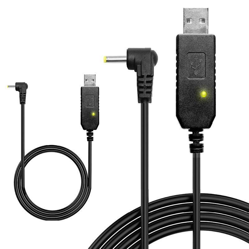 Walkie Talkie USB-Ladekabel für Uv-5R Uv5R Uv-82 3800mAh Uv-S9 Plus Ar-152 Walkie Talkie Amateurfunk-Funkgerät schwarz