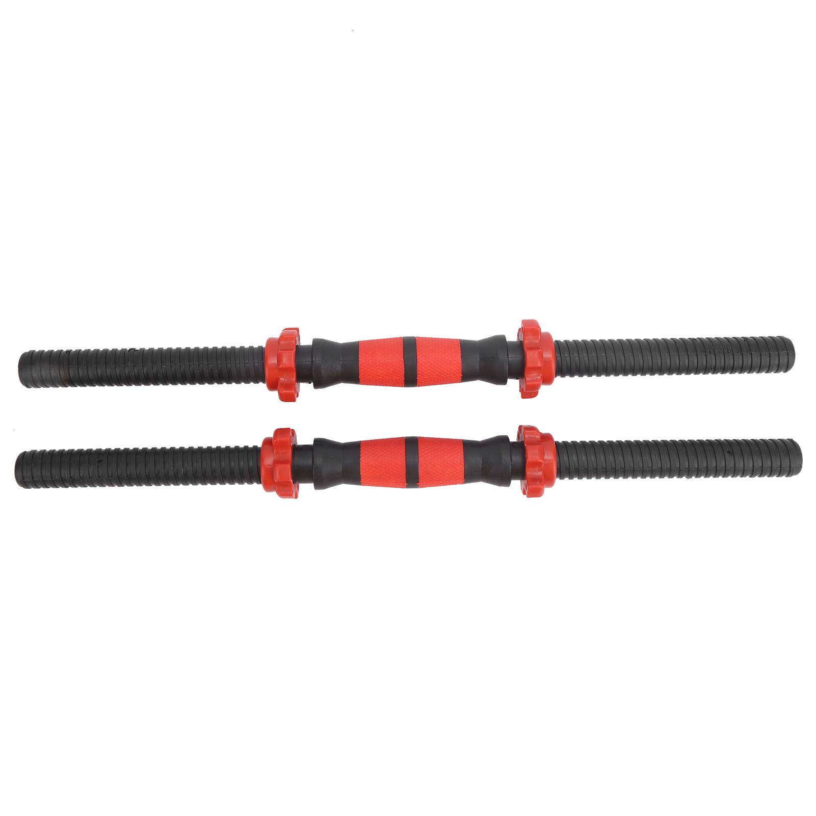 50cm Hantelstangen Gewichtheben Hantelgriffe mit 4 Stück Muttern Fitnessgerät
