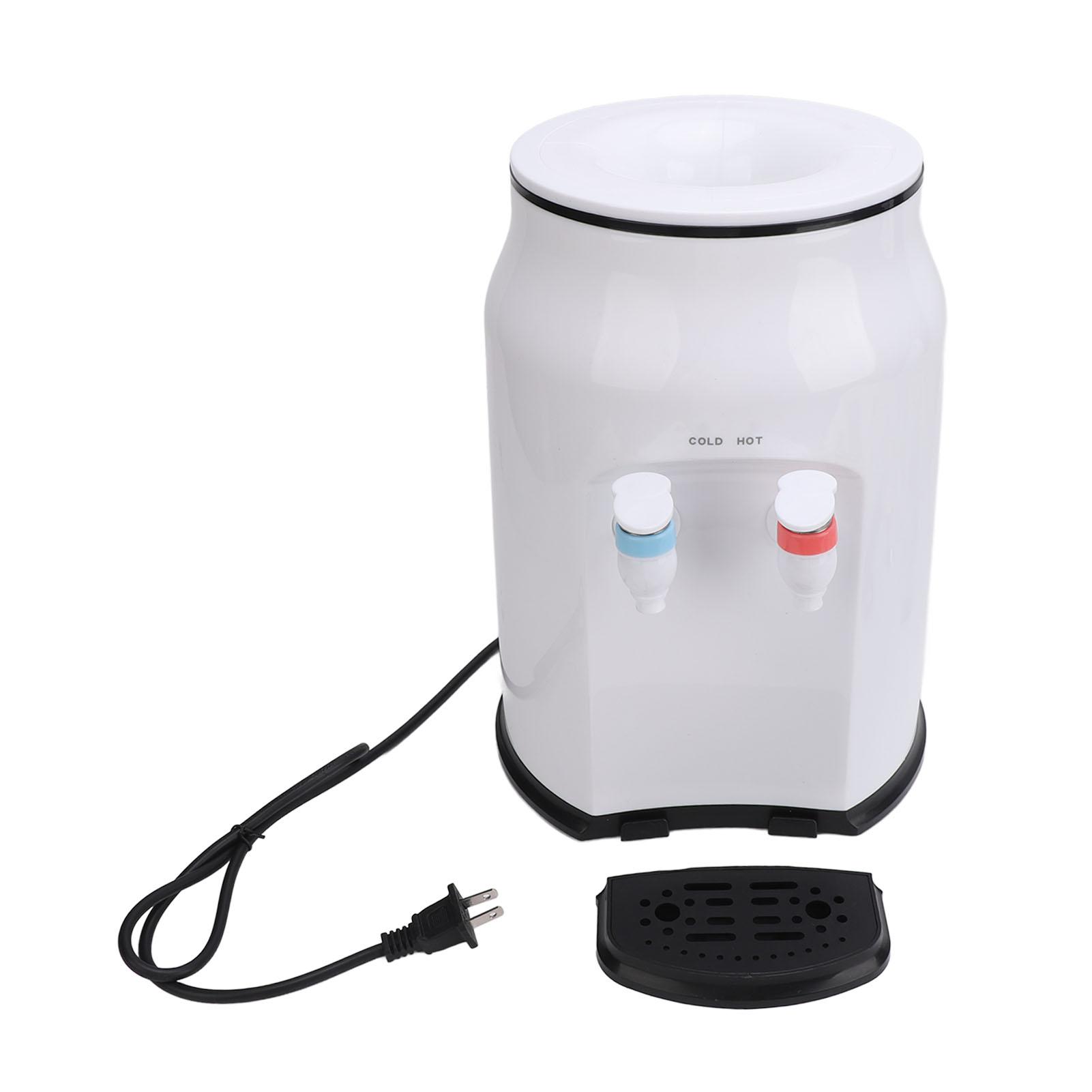 Heiß-Kaltwasserspender, Toplader, kleiner Wasserkühlerspender auf der Arbeitsplatte für den Wohnheimbereich