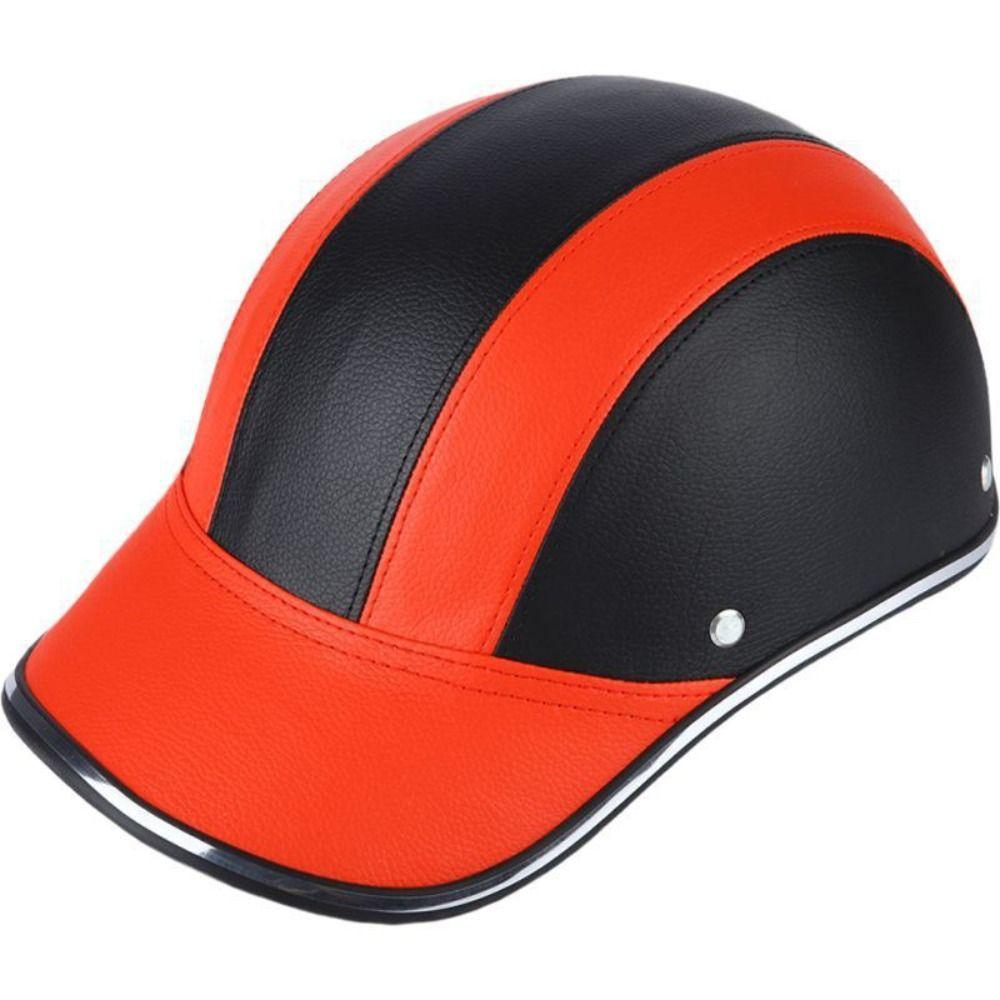 Sicherer Fahrradhelm Baseballkappe Stil Fahrrad Hartschalenhelm Leichter Fahrradhelm für Männer Frauen Red