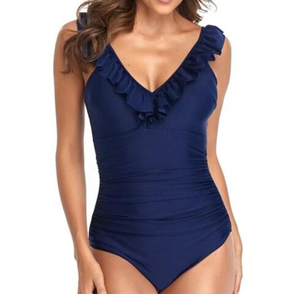 Einteiliger Badeanzug für Damen, Monokini, Print, lässiger Badeanzug, Strand, Sommer, coole Badeanzüge, weiblicher Bodysuit, Badeanzug S