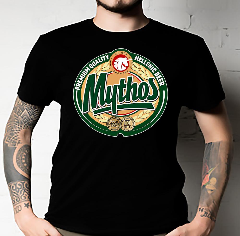 Hellenisch Griechisches Bier Mythos Essential T-Shirt Unisex ALLE GRÖSSEN Unisex T-Shirt M white