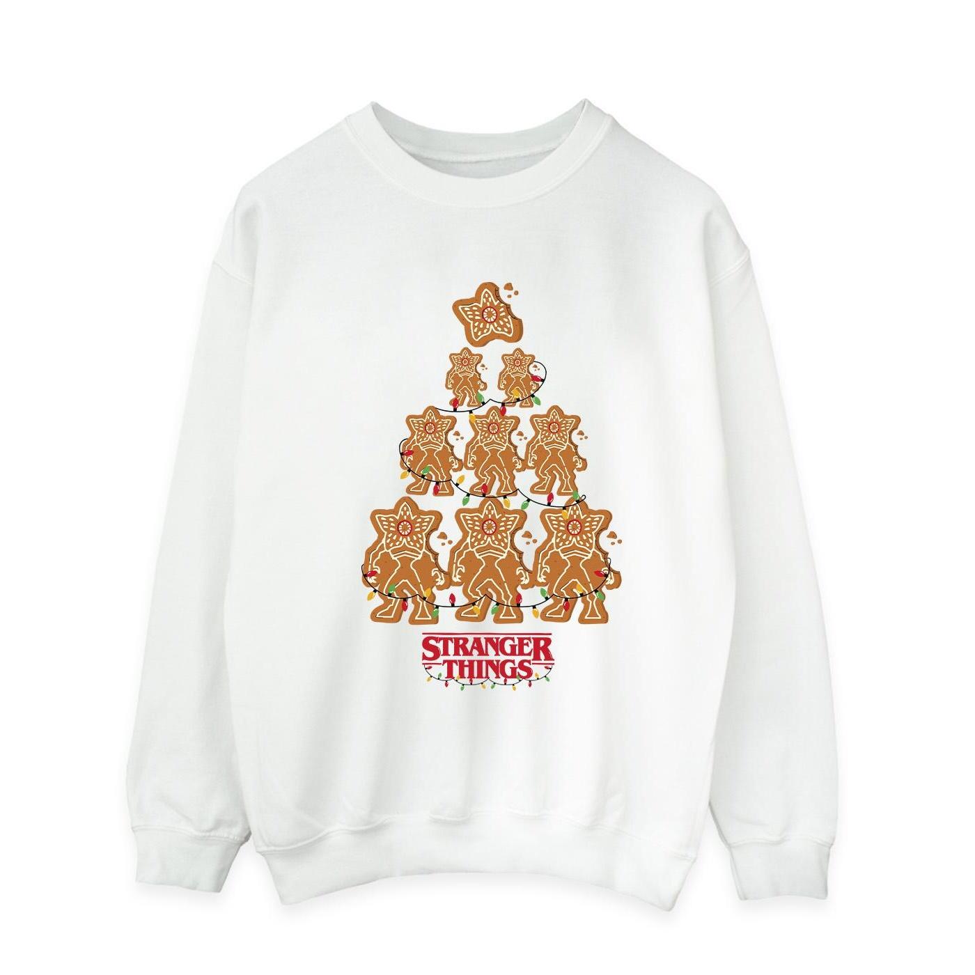 Netflix Stranger Things Lebkuchen-Sweatshirt für Herren XXL weiß