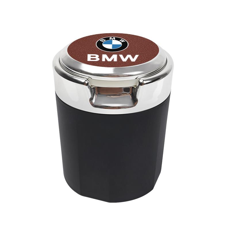 Auto-Aschenbecher LED-Beleuchtung Rußhalter Zubehör Für BMW E46 E90 E60 F30 F10 E39 i3 i4 X1 X2 X3 X5 X4 X6 X7 M3 M4 M5 G30 G20 i braun