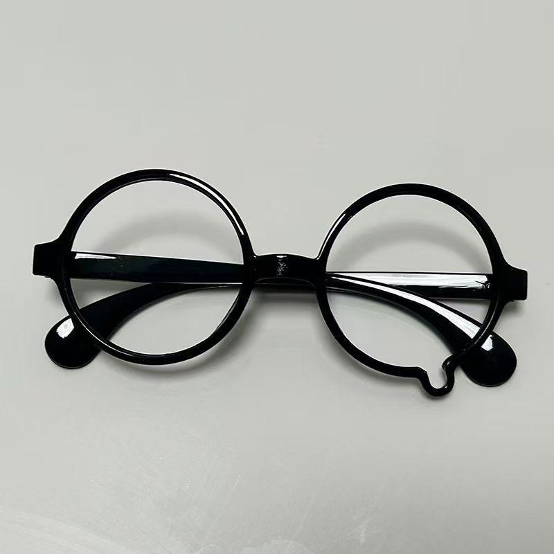 Neue weinende tropfende Tränen Brille für Männer und Frauen Schwarzer Rahmen mit Tränenförmiger Brille Vintage Trendige Dekorative Brille Einfache Gläser gray